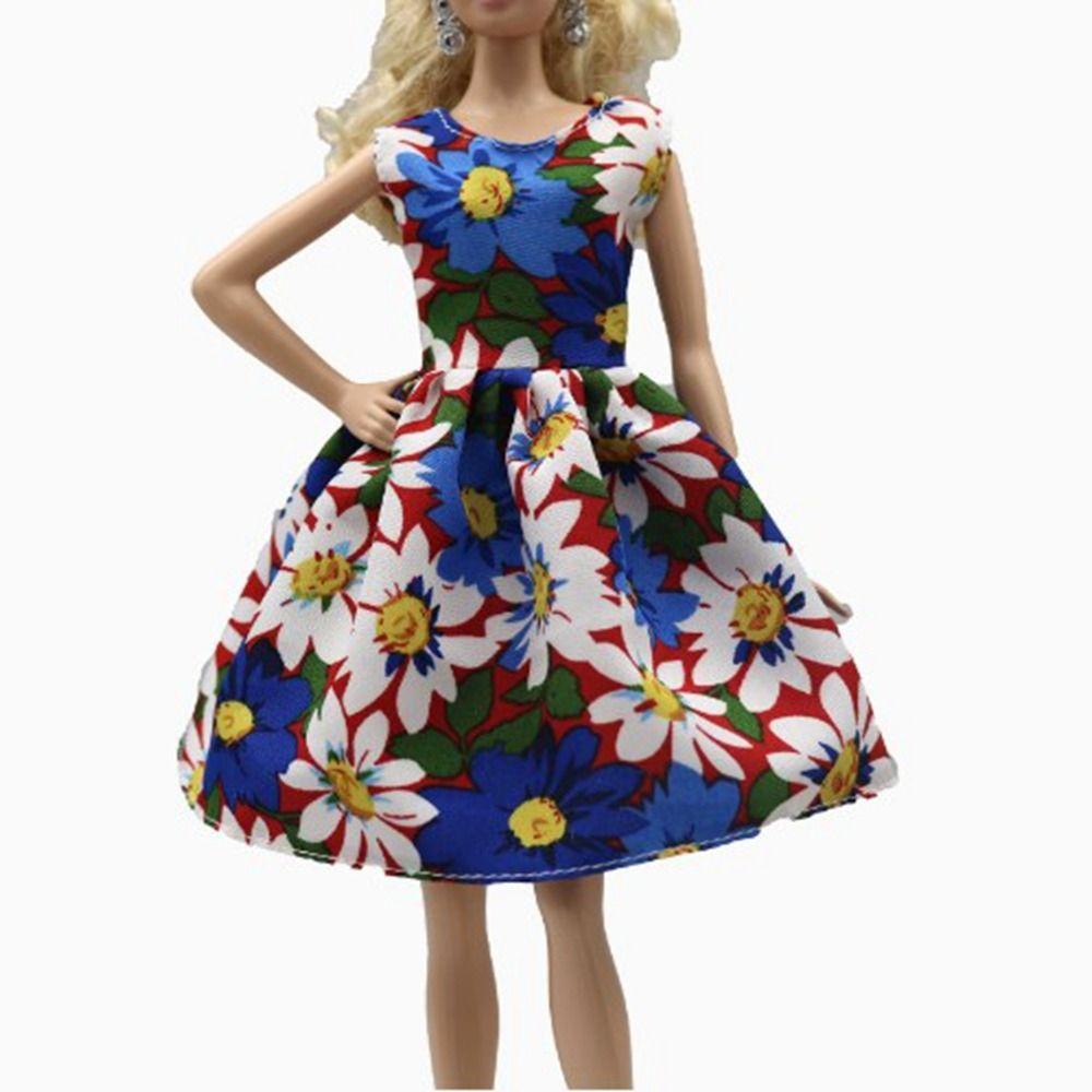 Fashion Polka Dot Skirt Handmade Casual Wear Striped Dresses Girl Gift DIY Accessories Girl Dresses Clothes for 30cm
