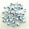 6mm 8mm 10mm Blue/White Glass Beads Evil Eye Beads for Jewelry Making DIY Handmade Bracelets Accessories