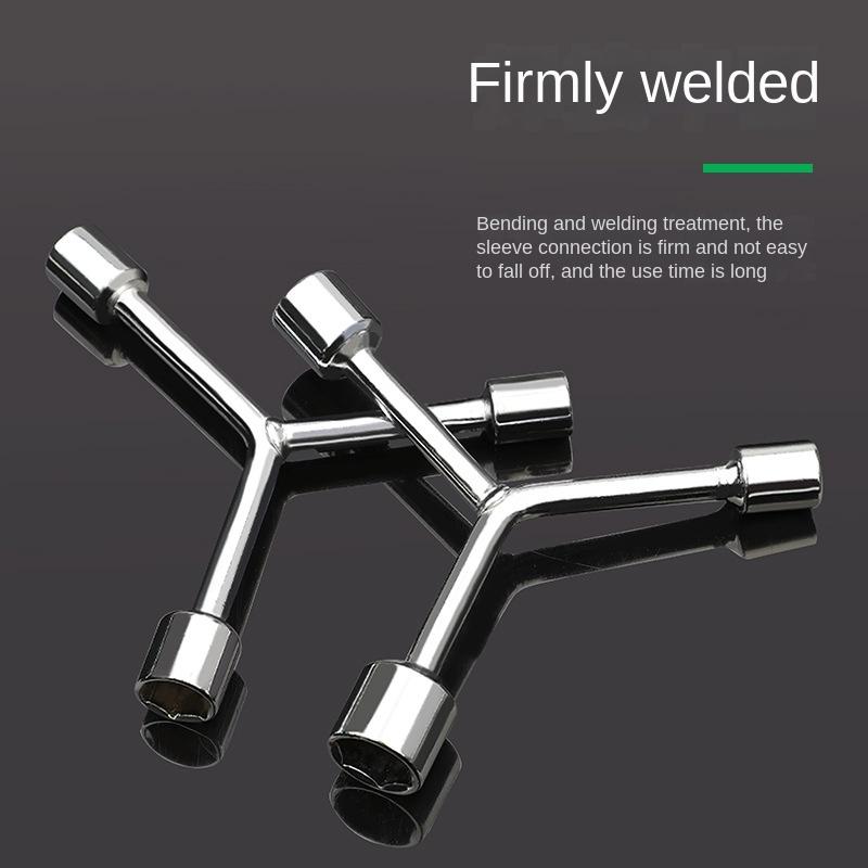 Multi-function Hand Tools of Y Type Universal Socket Wrench Different Size Socket Wrench Remove The Tires Wrench Car Repair Tool