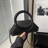 Solid Color Pu Leather Elegant Tote Bag, Versatile; Vintage Small Square Bag, Stylish Shoulder Crossbody Bag for Work Occasions