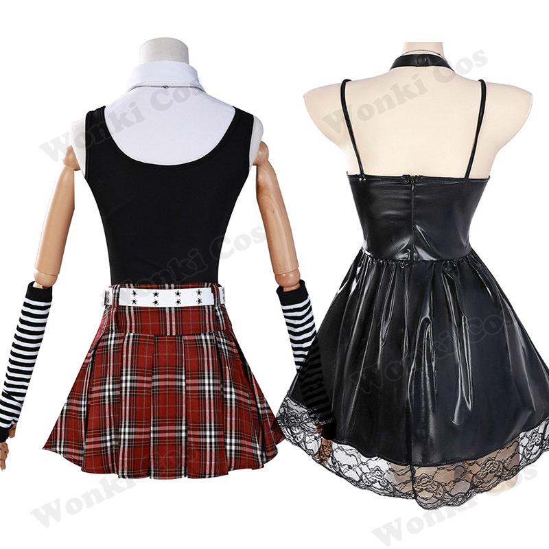 Amane Misa Cosplay Costume Jk Suits Misa Cosplay Black Dress Wig Hair For Women Girl Role Play Party Halloween Outfits