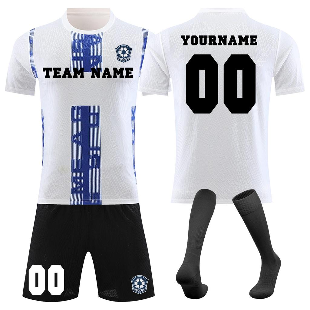 Custom Soccer Jersey for Kids Personalized Youth Soccer Jersey with Team and Number Soccer Gifts
