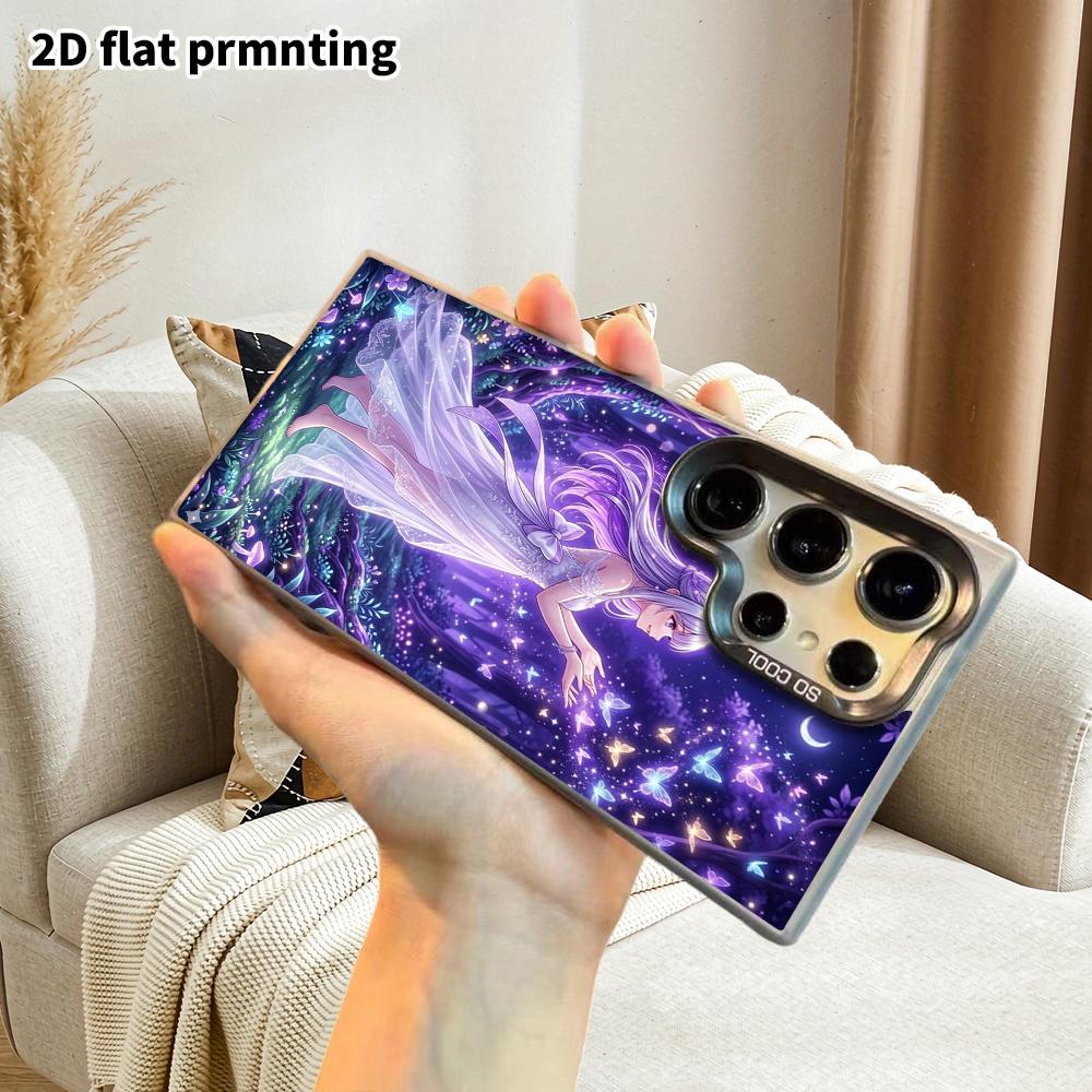 Phone Case: 2D Flat Samsung Galaxy A34 A35 M05 M06 S20 S22 S21 FE Plus 5G Protective Case, Couple Style, Fairy Girl, Christmas and Halloween Gifts