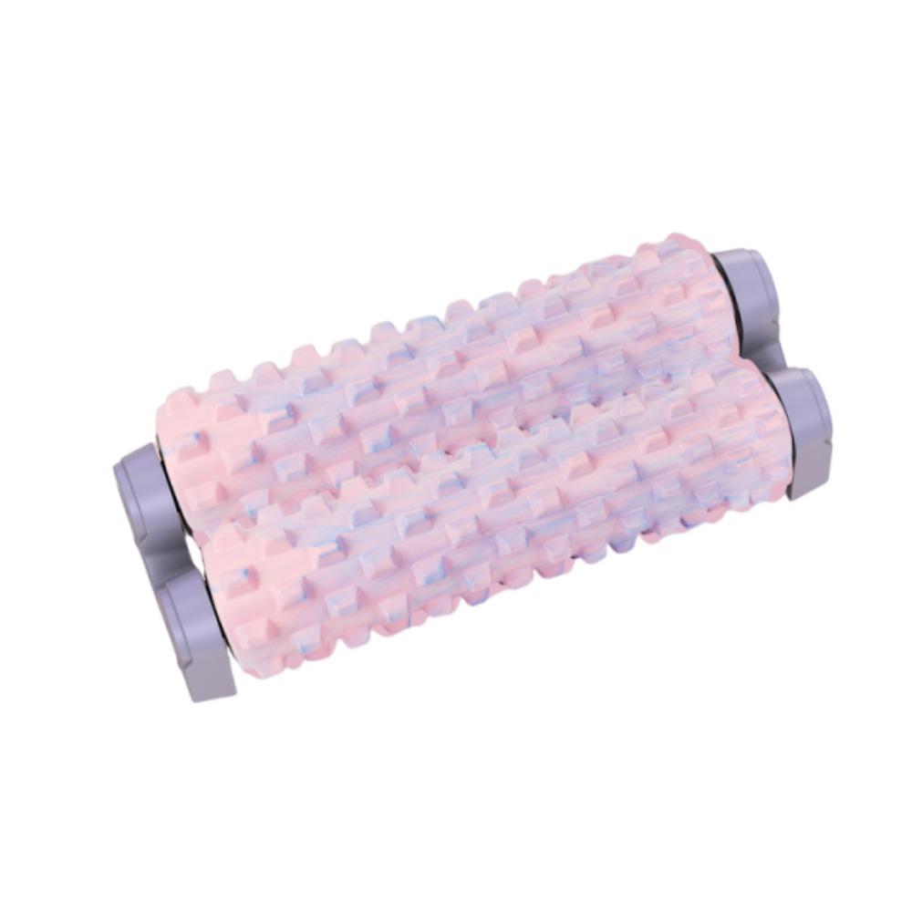 Non-Slip Muscle Relaxation Roller Double Pipe Deep Back Stretching Roller Fitness Training