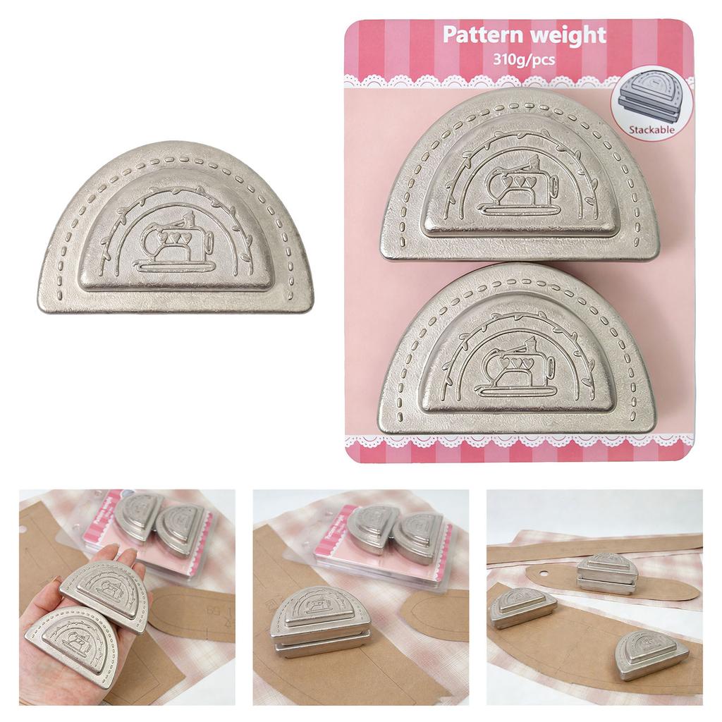 Ergonomic Handle Iron Fabric Weight for Long Sewing Supplies Comfortable in Craft Projects Rainbow Designs