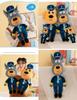 Sheriff Labrador Stuffed Animal Toy Customizable Design Available In 30cm 45cm And 60cm Sizes Yellow/grey