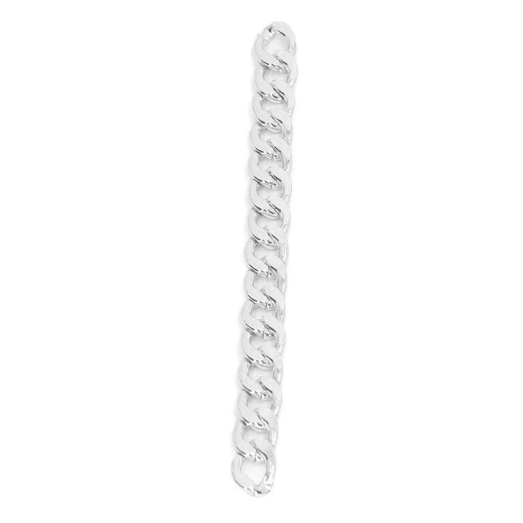 Aluminum Curb Chains 10 Meters Anti Rust Color Lasting Simple Twisted Links Crossing Cable Chains for Necklaces Bracelets