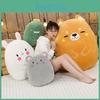 Cute Dinosaur Rabbit Pig Cartoon Animal Plush Toy Pillow For Girls Soft And Cuddly Stuffed Doll