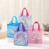12Pcs Rainbow Unicorn Theme Gift Packing Bags Non-woven Storage Bags Shopping Tote Bag for Kids Birthday Baby Shower Decoration
