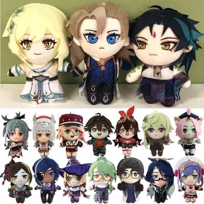 Genshin Impact Plüschtiere Lyney Lynette Neuvillette Wriothesley Diona Lisa Noelle Beidou Plüschpuppe Kinder Weihnachtsgeschenke