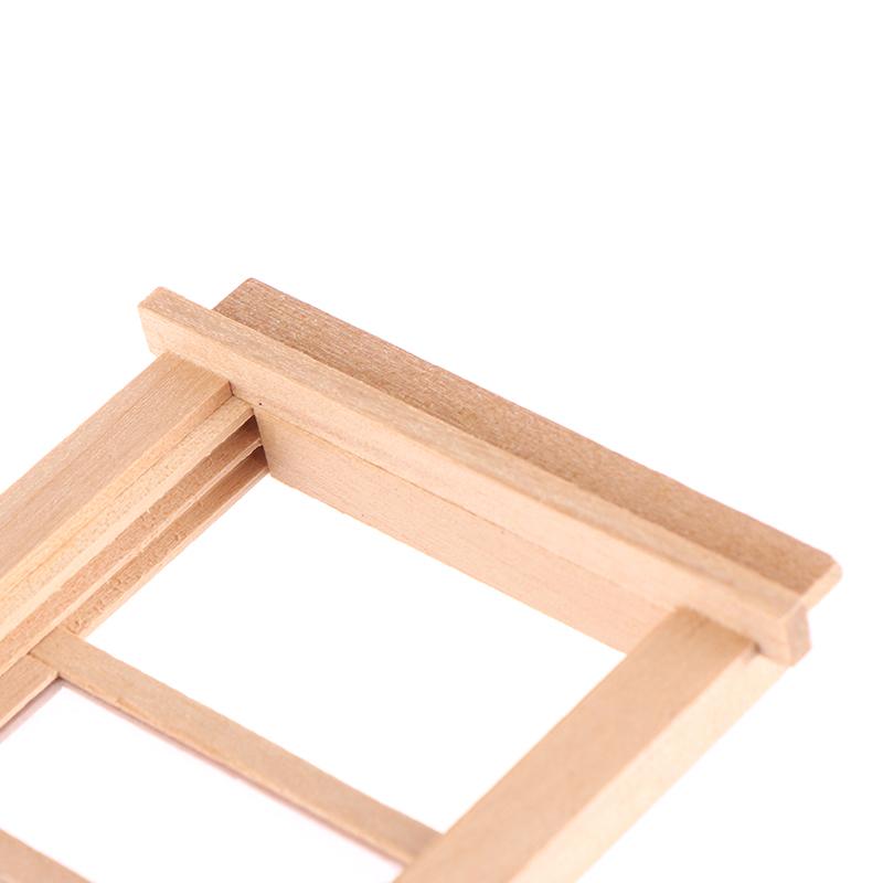 Miniature Dollhouse Square Window Star Anise Window Model Furniture Accessories
