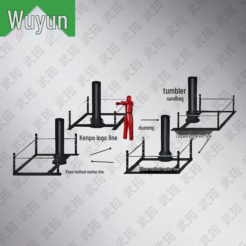 Wujun Combat Skills Training Tumbler Punching Bag
