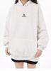 Women's American Style Retro Grey Hoodie - Spring & Autumn Casual Heavyweight Brand Sweatshirt Jacket