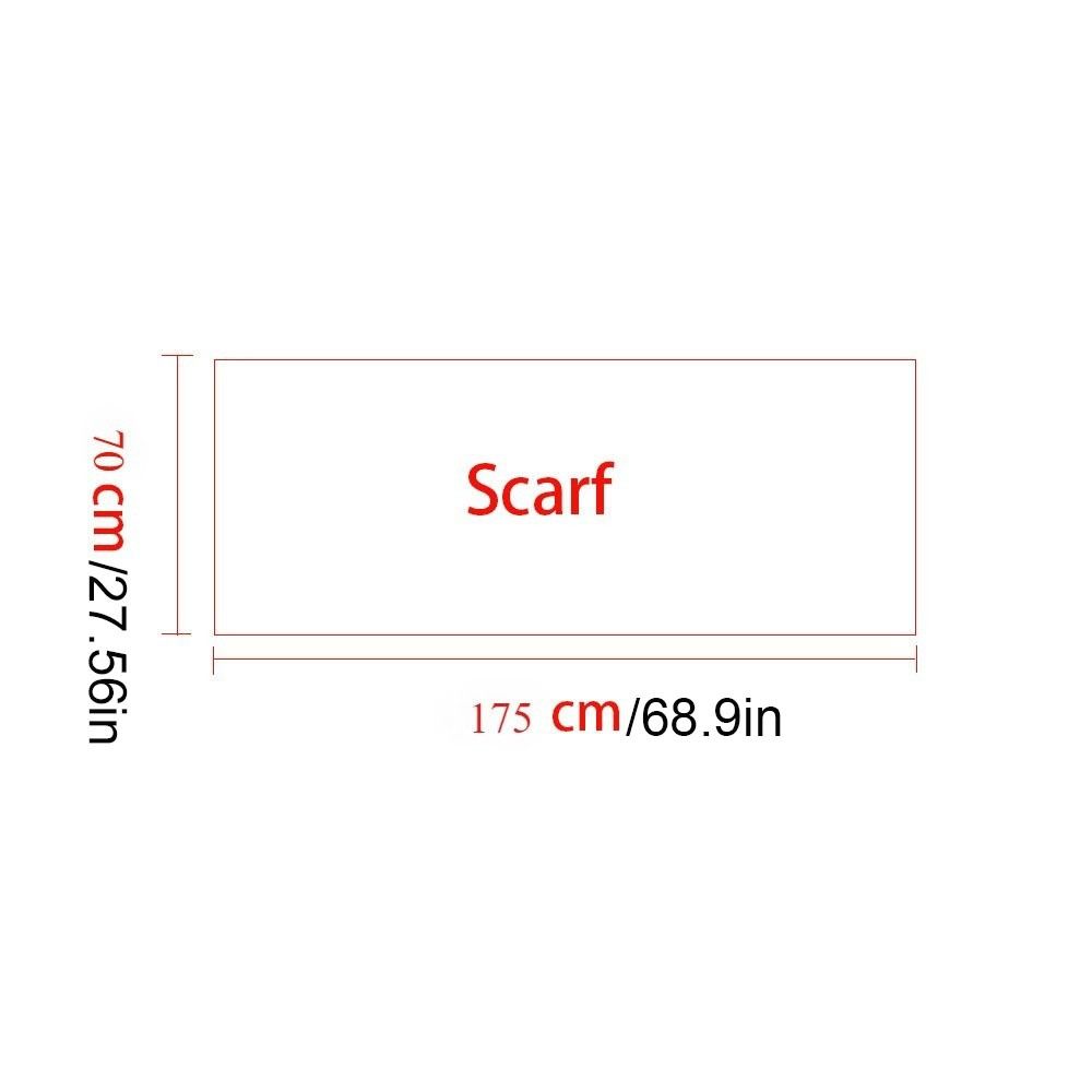 Elegant Gradient Double Colors Ethnic Style Scarf Gold Bead Long Headscarf Bandana Beads Chain Wraps Shawl Daily