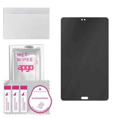 apgo Privacy Matte Hybrid Protective Glass Compatible with Teclast T8, Flexible Nano Glass, Great Replacement for Tempered Glass, Scratch-resistant, F