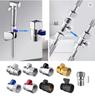 Brass Shower Flow Control Valve Female Male G1/2 Shower Head Shut Off Valve Quick-opening Diverter Valve Brass Gold Chrome