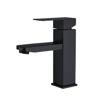 TLXT Square Hot and Cold Bathroom Basin Faucet