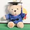 Cute Doctoral Bear Graduation Bear Doll Plush Toy Hat Doctoral Bear Doll Bachelor Bear