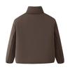 Womens Two-Tone Stand Collar Long Sleeve Cotton Puffer Coat Winter Warm Casual Outerwear