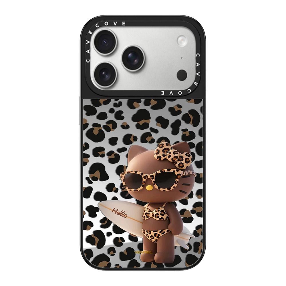 

Hello Kitty Denim Leopard Print MagSafe Case for iPhone Pro Max 15 Pro