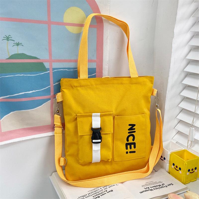 Literary bag women's 2025 Korean version of fashion women's multi-functional shoulder bag casual trend messenger bag tote bag