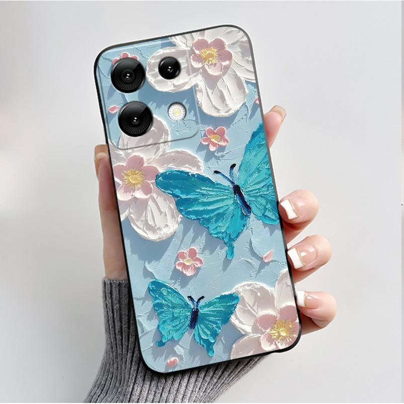 For Umidigi G9 5G G9A G9C G9T Case Fashion Butterfly Flowers Soft TPU Silicone Phone Back Cover for Umidigi G 9 9A 9C 9T Casing
