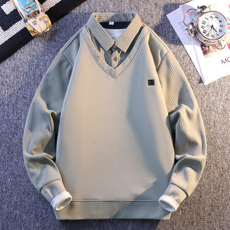 Men's Fleece-Lined Pullover Sweatshirt