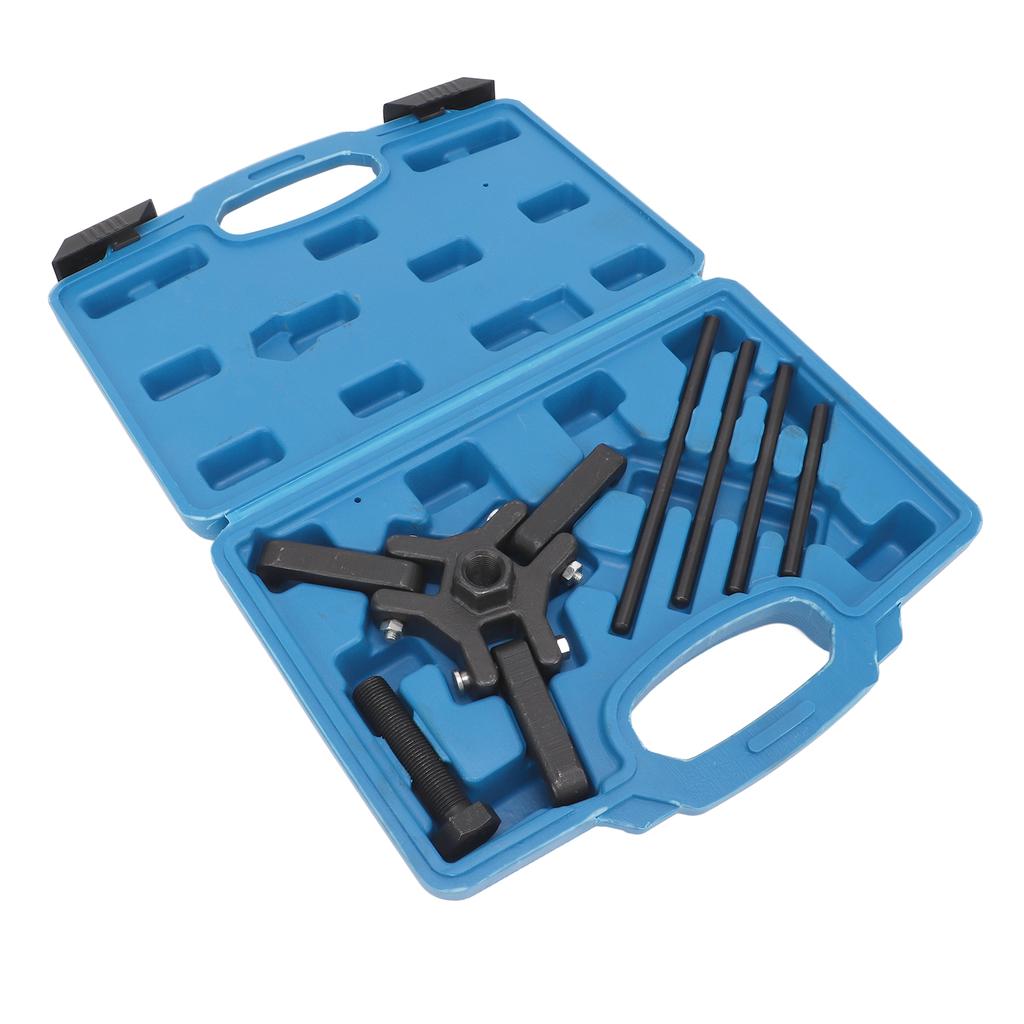 6pcs Harmonic Balancer Puller Set Carbon Steel Black Oxide Finish Damper Pulley Puller Kit