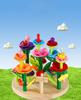 Montessori Flower Garden Building Wooden Toys Flower Arrangement Game Creative Educational Toy for Kids 2-4 Years Old Girls Gift