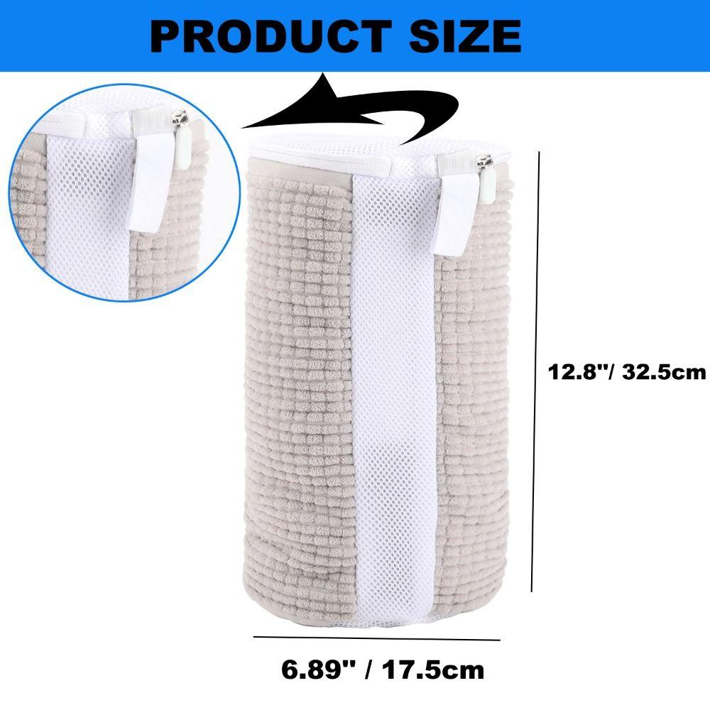 Zipper Shoe Laundry Bag Shoe Protection Shoe Plush Wash Bag  for All Shoe Types