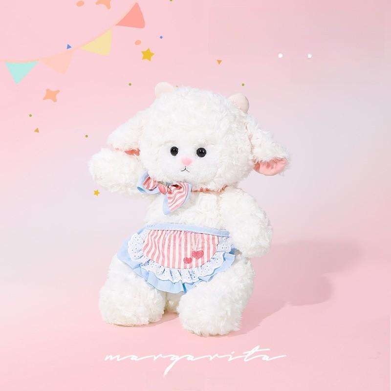 Small Sheep Plushie With Cute Design And Pp Cotton Filling For Kid Playroom