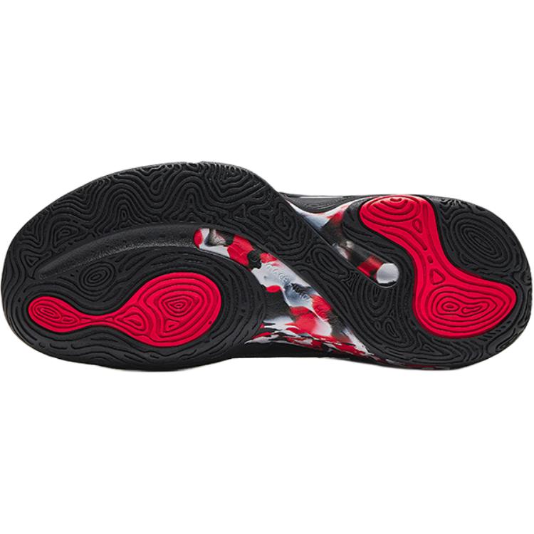 Anta Kids Thunderbolt Slip-On Rotating Buckle Non-Slip Shock Absorbing Wear-Resistant High-Top Basketball Shoes Men Basketball Shoes 312441107-11