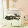 Hair Dryer Storage Bag, Large Capacity Portable Travel Storage Bag With Hooks, Quilted Design, For Hair Styling Tools