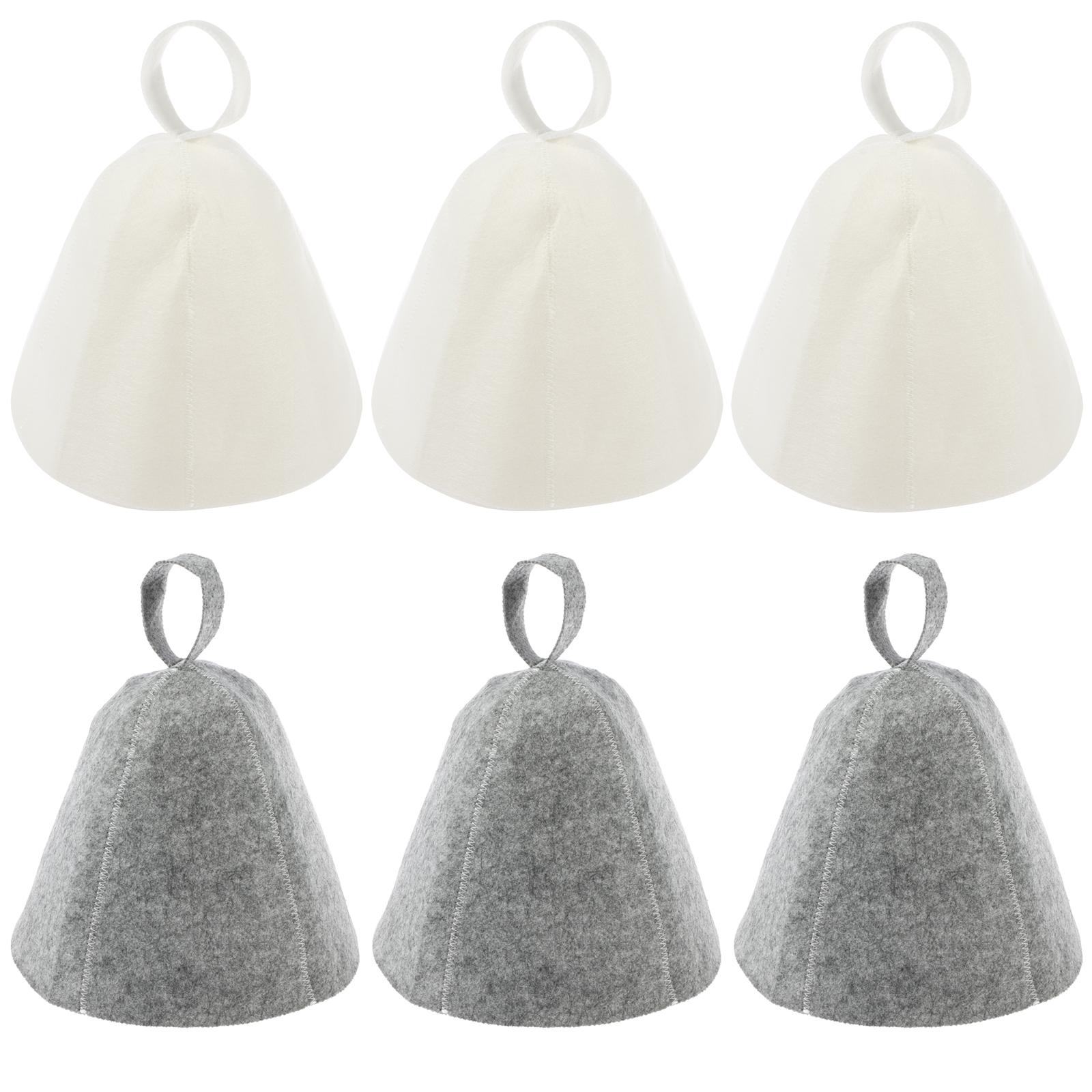 

4/6 шт. Шапочка для сауны, анти-жар, шерстяная фетровая шапочка для душа, тюрбан для волос, быстро впитывающее воду полотенце, сушит полотенце для ванной комнаты, сауна