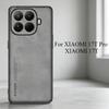Case For Xiaomi 17T 17TPro Sheepskin Leather Shockproof Silicone Soft Frame Cover For Mi 17T Pro Phone Bumper Protection Shell