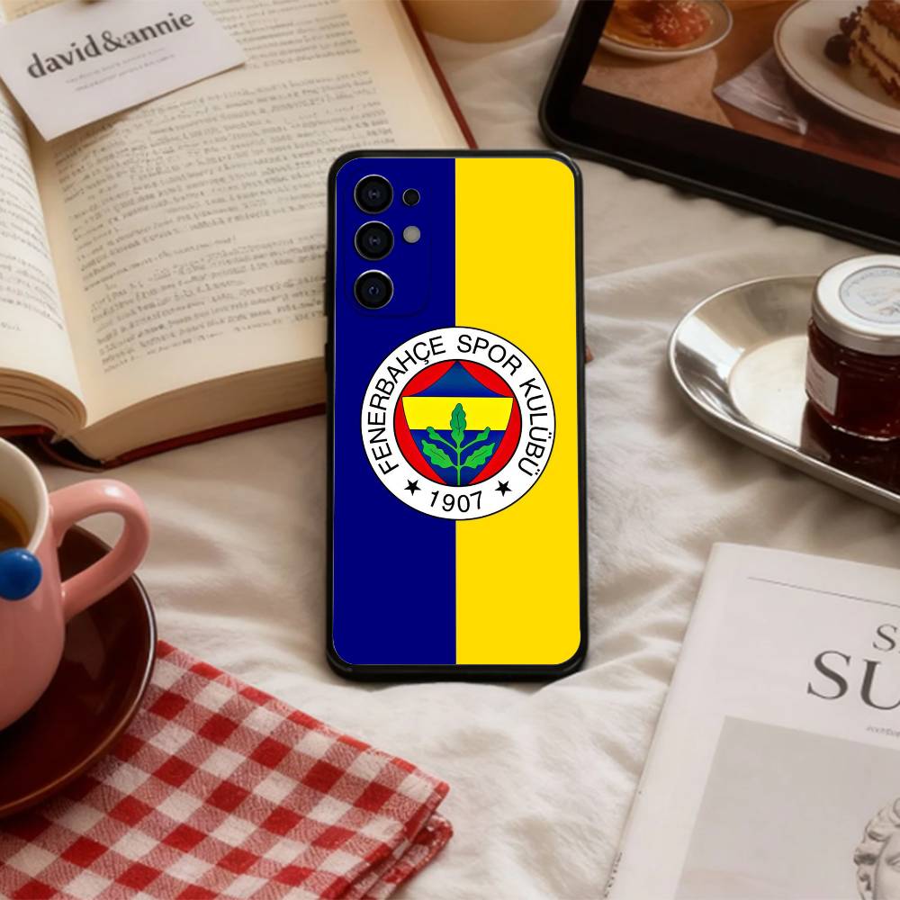 

1 шт. Т-Турция Ф-Фенербахче-Э Чехол для телефона для Samsung S 25,24,23,22,30,21,10,9,Ultra,Plus,Lite,FE,4,5 G Мягкий черный чехол Samsung S25Plus