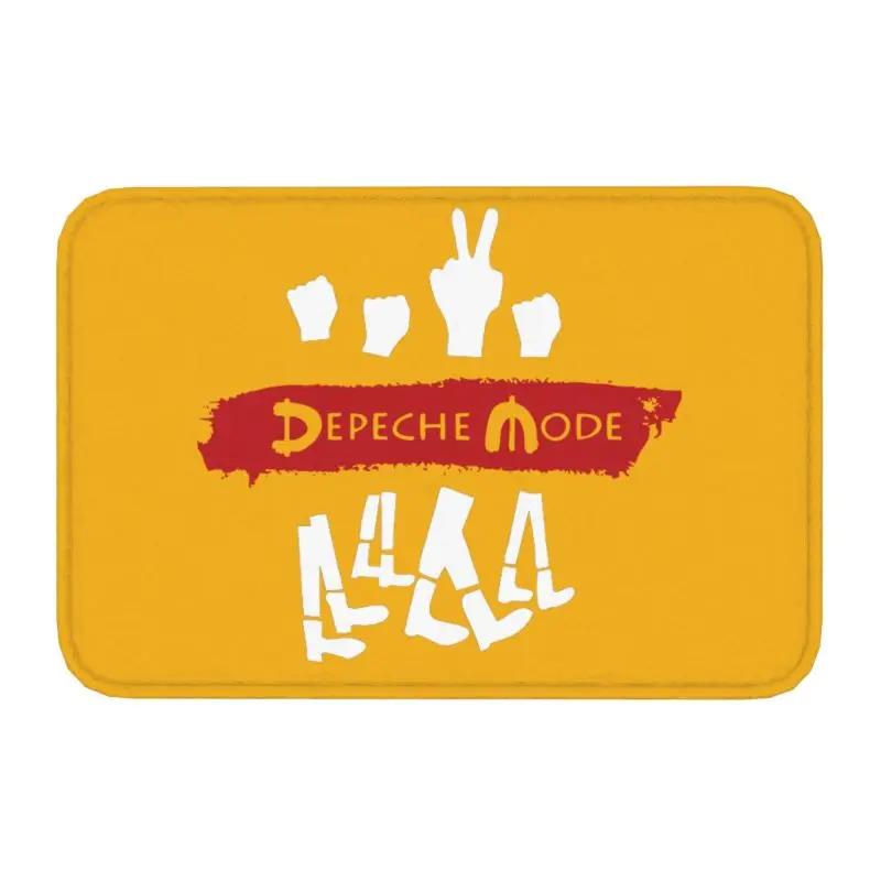 Electronic Rock Depeche Cool Mode Front Floor Door Entrance Mat Outdoor Kitchen Bathroom Doormat Garage Carpet Rug
