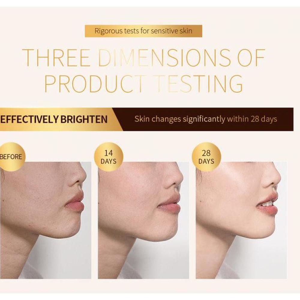 LAIKOU 24K Gold Schnecke Anti-Aging Gesichtsserum Hyaluronsäure Whitening Essence Nicotinamid Feuchtigkeitsspendend Aufhellen Straffen Sie die Haut
