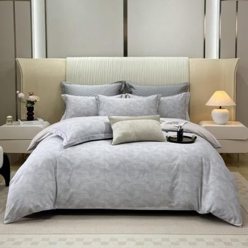 LISM Brushed Printed Premium All-Season 4-Piece Bedding Set