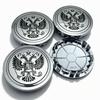 4pcs Russian Coat of Arms Logo Badge Car Wheel Center Caps 75MM Clips 65MM Wheels Hub Cap Rim Hubcaps Dust Cover Car Accessories