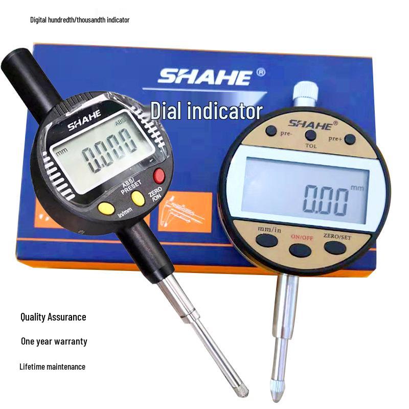 SHAHE Precision Digital Dial Indicator 0-50.8mm, 0.001mm Resolution