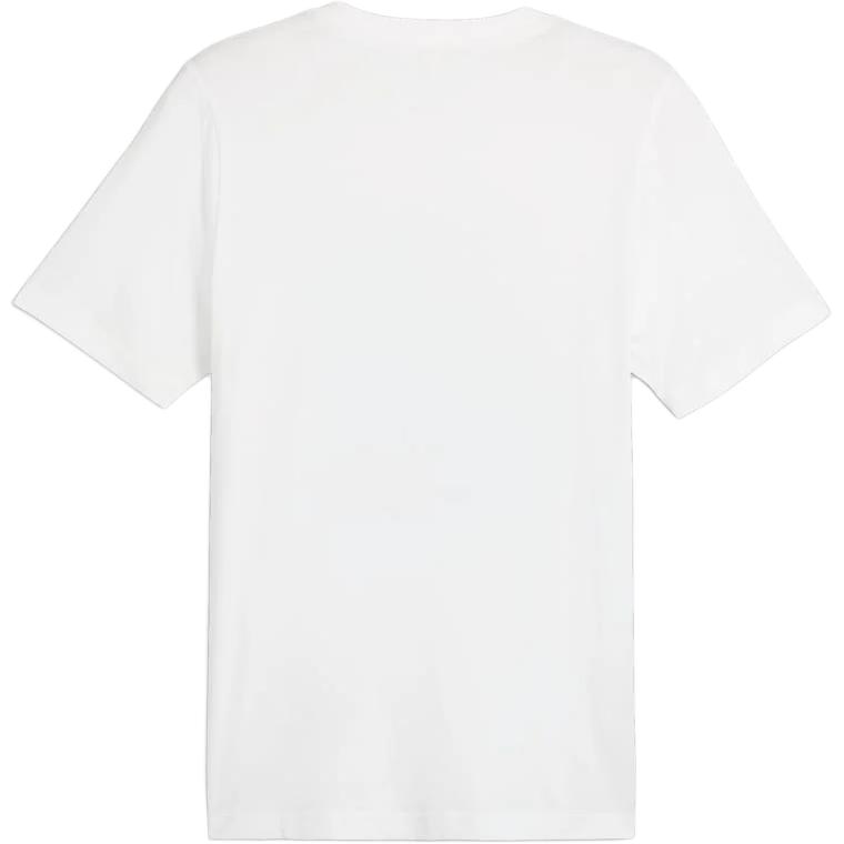 Puma Pullover Round Neck Printed Letter Short Sleeve T-Shirt Men Tops White 683213-02
