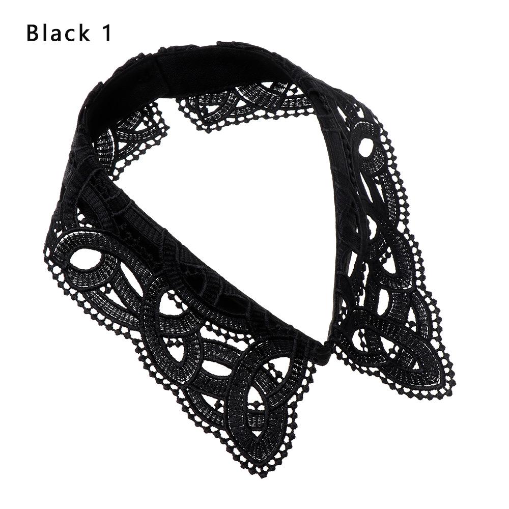 Classic Women Cotton Lace Fake Collar Vintage Detachable Clothes Accessories Lapel Blouse Top Shirt Collar False Collar DropShip