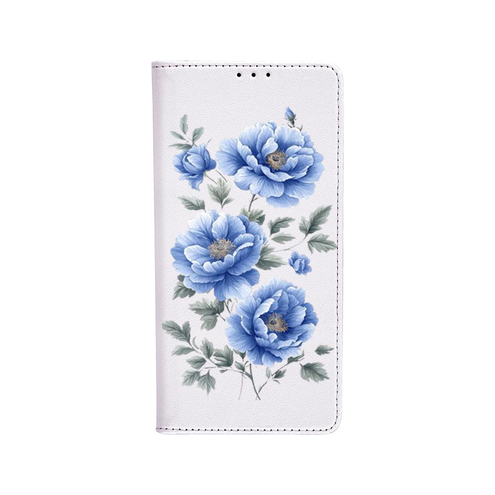 Itel City 100 Flip Phone Leather Case with Creative Floral Design