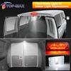 Center High Mount Stop Light Third Brake Light With Indoor LED Lamp Compatible With 1992- Ford E150 E250 E350 E450 E550 Econoline Super Duty Replaces