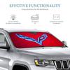 C-Corvette Novelty Car Front Windshield Sunshade 70x130cm Cartoon Foils Car Window Windscreen Cover