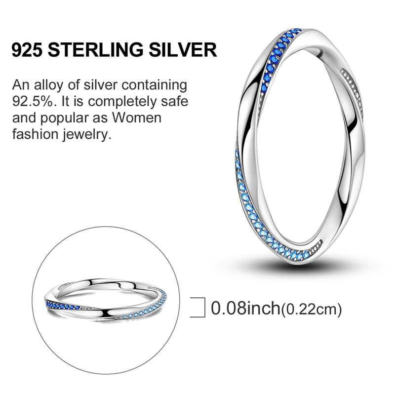 New Copper Rings Red Pink Blue Stone Rings Simple Stackable Women Authentic Rings Ideal For Wedding Party Jewellery Gift