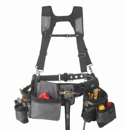 Bucket Boss Mallet Buster Suspension Rig Tool Bag (Waist Bag) Belt Suspenders