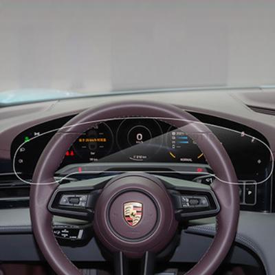 TPU beschermfolie Voor Porsche Taycan - auto-instrumentenpaneel krasbestendige accessoires