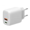 Τροφοδοτικό - ANTCOOL - 20W - Γρήγορη φόρτιση - Διπλή θύρα USB C - Συμβατό με iPhone 12/11